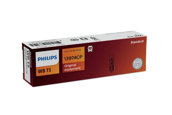 Philips Halogenpære WB T5 med wedgesokkel