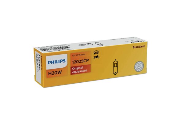 Philips H20W Miniatyr halogenpære 10 pakning