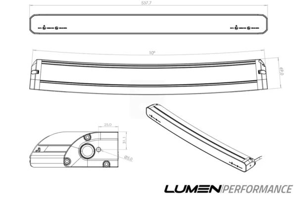 Lumen Helios CS20 Performance LED bar - Bilde 2