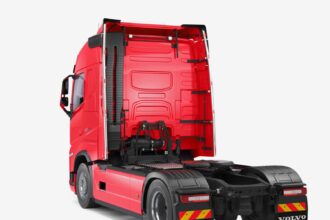 Metec hyttebøyle øvre Volvo FH Aero R-RAIL 24 krom v2