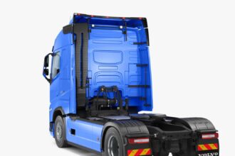 Metec hyttebøyle øvre Volvo FH Aero R-RAIL 24 sort