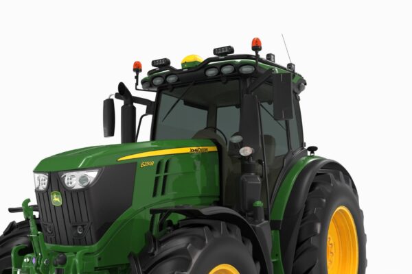 Metec takbøyle John Deere 6R All-round 18 sort