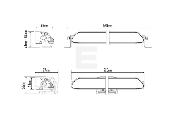 Lazer Linear 18 Elite LED fjernlys - Bilde 7