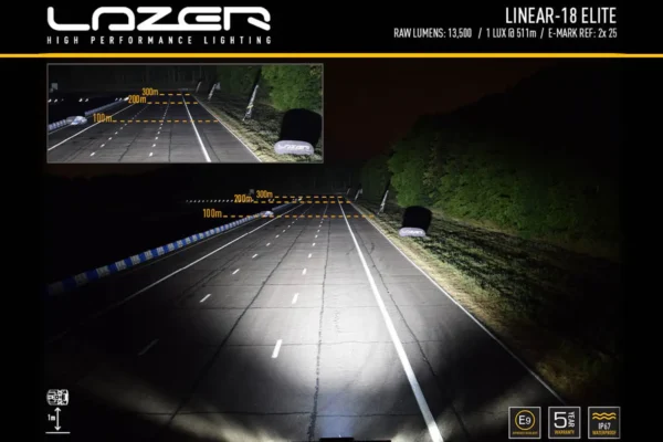 Lazer Linear 18 Elite LED fjernlys - Bilde 8