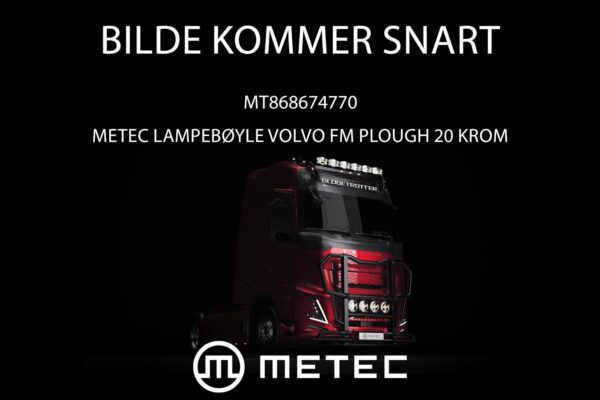 Metec lampebøyle Volvo FM Plough 20 krom
